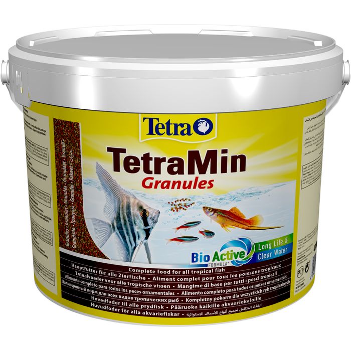 Сухий корм для акваріумних риб Tetra в гранулах «TetraMin Granules» 10 л (для всіх акваріумних риб) - masterzoo.ua