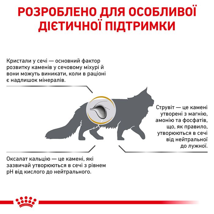 Сухий корм для котів, для підтримки сечовивідної системи Royal Canin Urinary S/O 1,5 кг (домашня птиця) - masterzoo.ua