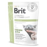 Сухий корм для котів, при цукровому діабеті Brit GF Veterinary Diet Diabetes 400 г - курка