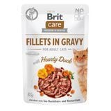 Влажный корм для кошек Brit Care Cat pouch 85 г - утка - masterzoo.ua