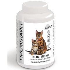 Витаминно-минеральная добавка для ProVET Профілайн комплекс 180 табл, 145 г (для котят, беременных и кормящих кошек) - masterzoo.ua
