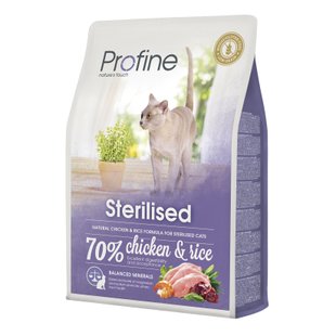 Сухой корм для стерилизованных кошек Profine Cat Sterilised 2 кг - курица - masterzoo.ua