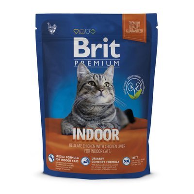 Сухой корм для кошек живущих в помещении Brit Premium Cat Indoor 300 г (курица) - masterzoo.ua