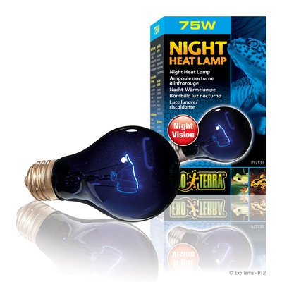 Лампа розжарювання Exo Terra «Night Heat Lamp» що імітує ефект місячного світла 75 W, E27 (для обігріву)