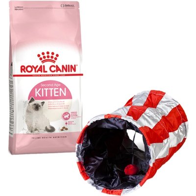 Сухий корм для кошенят Royal Canin Kitten | 2 кг (домашня птиця) + Подарунок тунель-іграшка - masterzoo.ua