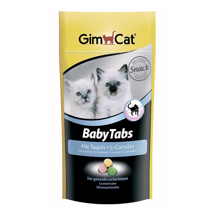 Ласощі для кошенят GimCat Baby Tabs 40 г (асорті) - masterzoo.ua