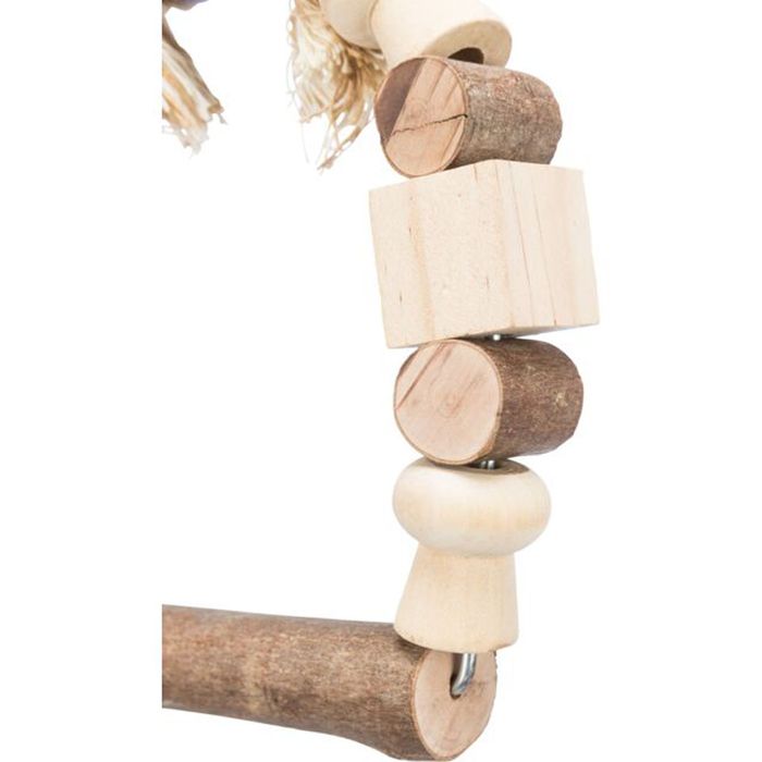 Игрушка для птиц Trixie Качели разноцветные 13 x 19 см (дерево) - masterzoo.ua
