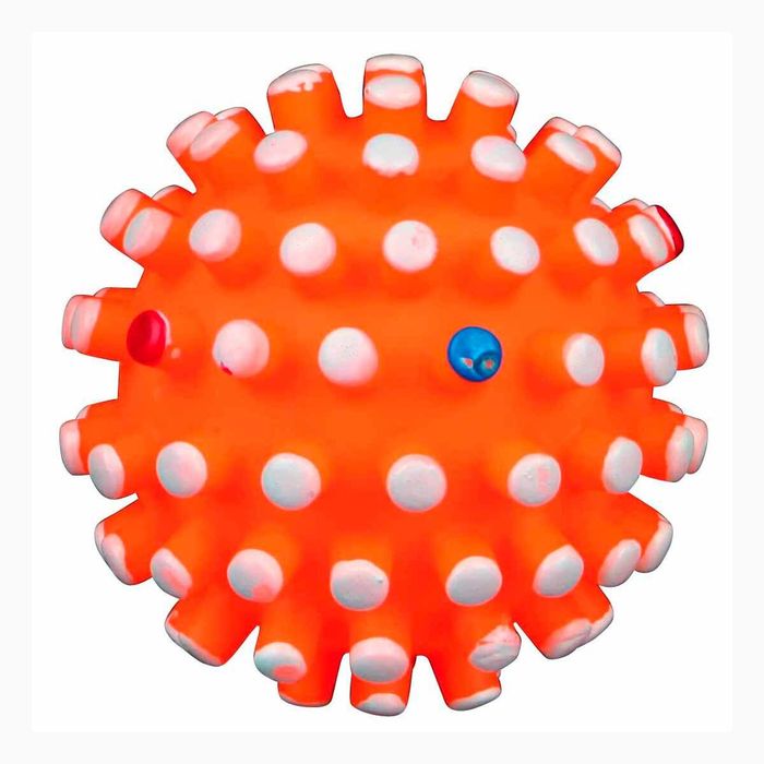 Іграшка для собак Trixie М'яч голчастий з пискавкою d=6 см (вініл, кольори в асортименті) - masterzoo.ua