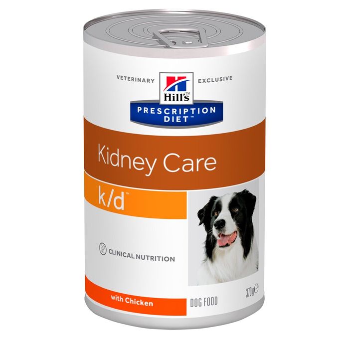 Вологий корм для собак, при захворюваннях нирок Hills Prescription Diet Canine k/d 370 г (курка) - masterzoo.ua
