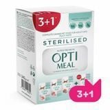 Набор влажного корма для кошек Optimeal Multi Taste Sterilised 3+1 шт х 85 г - ассорти - masterzoo.ua