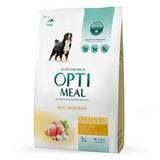 Сухой корм для взрослых собак крупных пород Optimeal 4 кг (курица)