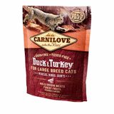 Сухий корм для котів великих порід Carnilove Cat Duck & Turkey Large Breed 400 г - качка та індичка