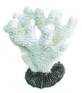 Декорация для аквариума KW Zone King's Коралл белый 12,7 x 9,5 x 13,5 см (пластик) - masterzoo.ua