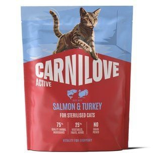 Сухий корм для котів Carnilove Active Sterilised 400 г - лосось та індичка - masterzoo.ua