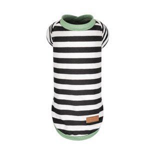 Футболка для собак Pet Fashion Breeze XXS &ndash; бело-черный - masterzoo.ua