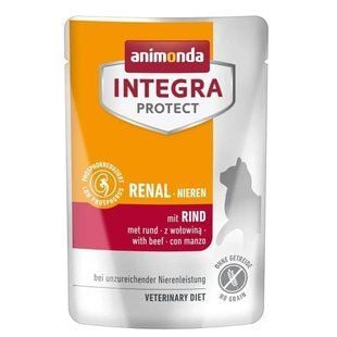 Вологий корм для котів Animonda Integra Protect Renal 85 г - яловичина - masterzoo.ua