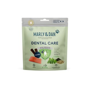 Лакомство для собак Marly and Dan, Dental small breed 100 г - лосось - masterzoo.ua