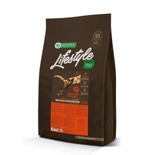 Cухий корм для котів Nature's Protection Lifestyle Sterilised Adult Grain Free 7 кг - лосось та криль - masterzoo.ua
