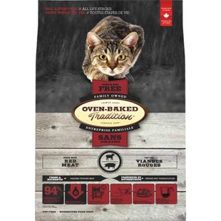 Сухой корм Oven-Baked Tradition Cat Grain Free 1,13 кг - красное мясо - masterzoo.ua