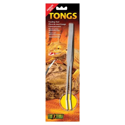 Пінцет для годування Exo Terra «Tongs» изогнутый 25 см - masterzoo.ua