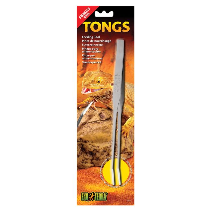 Пінцет для годування Exo Terra «Tongs» изогнутый 25 см - masterzoo.ua