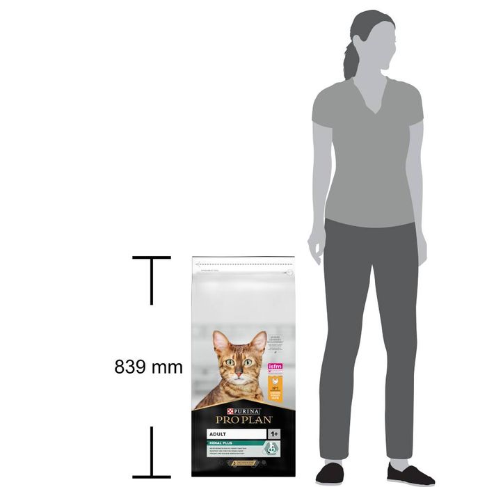 Сухий корм для котів Pro Plan Adult 1+ Renal Plus 14 кг - курка - masterzoo.ua