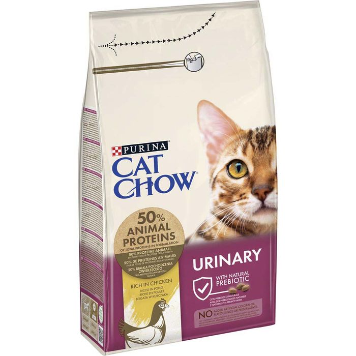 Сухий корм для котів, для підтримки сечовидільної системи Cat Chow Urinary 1,5 кг (курка) - masterzoo.ua