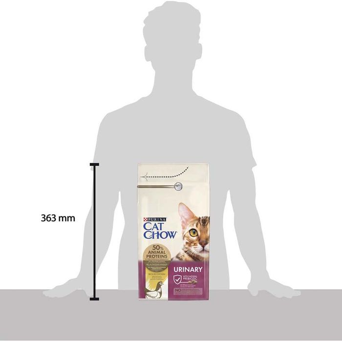 Сухой корм для кошек, для поддержания мочевыделительной системы Cat Chow Urinary 1,5 кг (курица) - masterzoo.ua