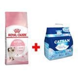 Сухой корм для котят Royal Canin Kitten 4 кг + Минеральный наполнитель Catsan Гигиена Плюс 5 л &ndash; без аромата - masterzoo.ua