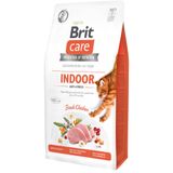 Сухой корм для кошек, живущих в помещении Brit Care Cat GF Indoor Anti-stress 7 кг (курица)