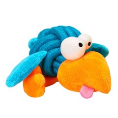 Игрушка для собак Coockoo Ворона голубая с пищалкой 8,5 см (текстиль) - masterzoo.ua