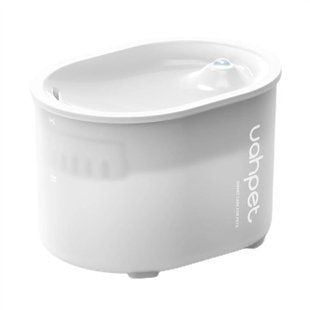 Uahpet Glow Wireless Pet Fountain поилка-фонтан для собак 2 л - белый - masterzoo.ua