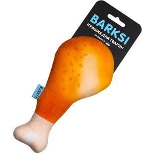 Barksi Гомілка іграшка для собак 18х9 см - різнокольоровий - masterzoo.ua