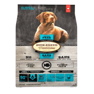 Сухой корм Oven-Baked Tradition Dog Grain Free 11,34 кг - рыба - masterzoo.ua