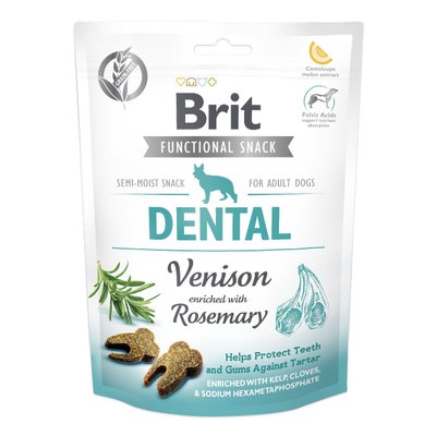 Ласощі для собак Brit Functional Snack Dental 150 г (для зубів) - masterzoo.ua