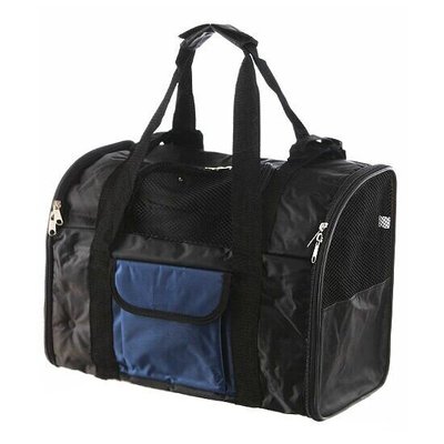 Рюкзак-переноска для собак и котов весом до 8 кг Trixie «Connor» 42 x 29 x 21 см (чёрная) - dgs - masterzoo.ua