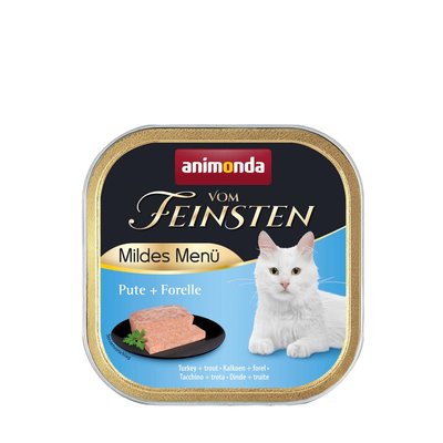 Влажный корм для кошек Animonda Vom Feinsten Adult Turkey + Trout | 100 г (индейка и форель) - masterzoo.ua