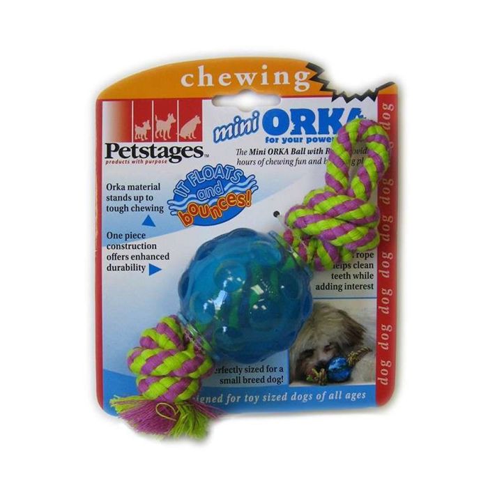 Іграшка для собак Petstages Канат з м'ячем d=6 см - masterzoo.ua