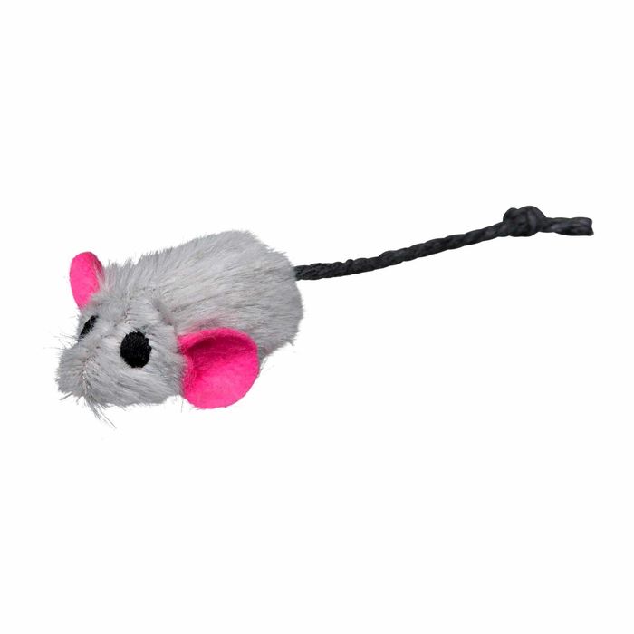 Игрушка для кошек Trixie Мышка 5 см, 6 шт (плюш, цвета в ассортименте) - masterzoo.ua