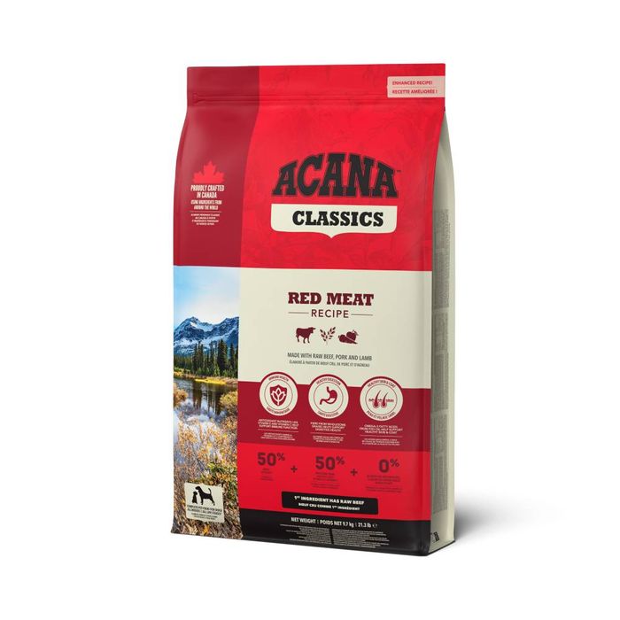 Сухой корм для собак Acana Classics Red Meat Recipe 9,7 кг - ассорти - masterzoo.ua
