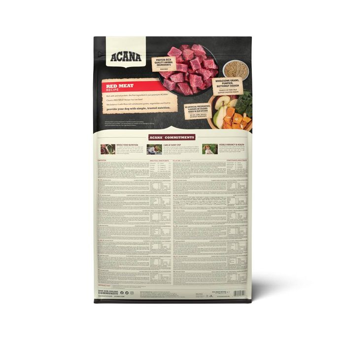 Сухий корм для собак Acana Classics Red Meat Recipe 9,7 кг - асорті - masterzoo.ua