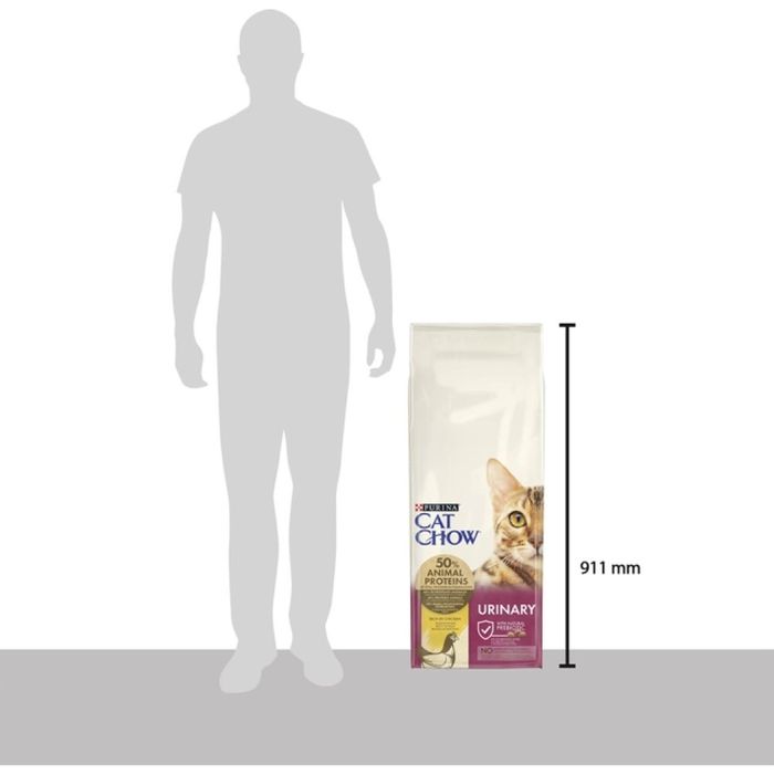 Сухий корм для котів Cat Chow Urinary 15 кг - курка - masterzoo.ua
