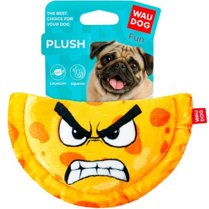 Waudog Fun Plush Чебурек іграшка для собак 20х13 см - різнокольоровий - masterzoo.ua