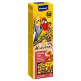 Лакомство для средних попугаев Vitakraft «Kracker Original + Almonds & Fig» 180 г / 2 шт. (миндаль и рис)