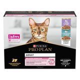 Набор влажного корма для кошек Pro Plan Adult Delicate Digestion 10 шт х 85 г - индейка и океаническая рыба - masterzoo.ua