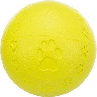 Trixie Ball игрушка для собак с пищалкой 7 см - желтый - masterzoo.ua