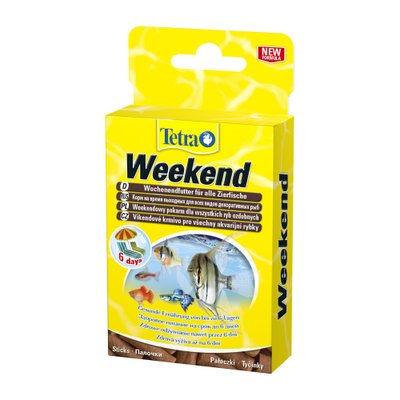 Сухой корм для аквариумных рыб Tetra в палочках «Weekend» 20 шт. (на период длительного отсутствия) - masterzoo.ua