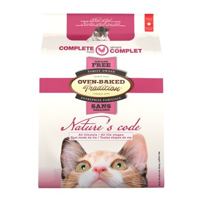 Сухий корм Oven-Baked Tradition Nature’s Code Cat Grain Free 2,27 кг - курка