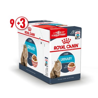 Влажный корм для кошек pouch Royal Canin Urinary Care Gravy pouch 85 г, 9+3 шт - домашняя птица - masterzoo.ua