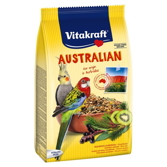 Корм для средних австралийских попугаев Vitakraft «Australian» 750 г - masterzoo.ua